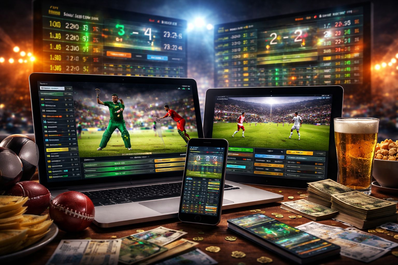 Sepak Bola, Kriket, Dan Acara Populer Dalam Satu Pusat Taruhan